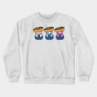 Three Chibis (Farmers) Crewneck Sweatshirt